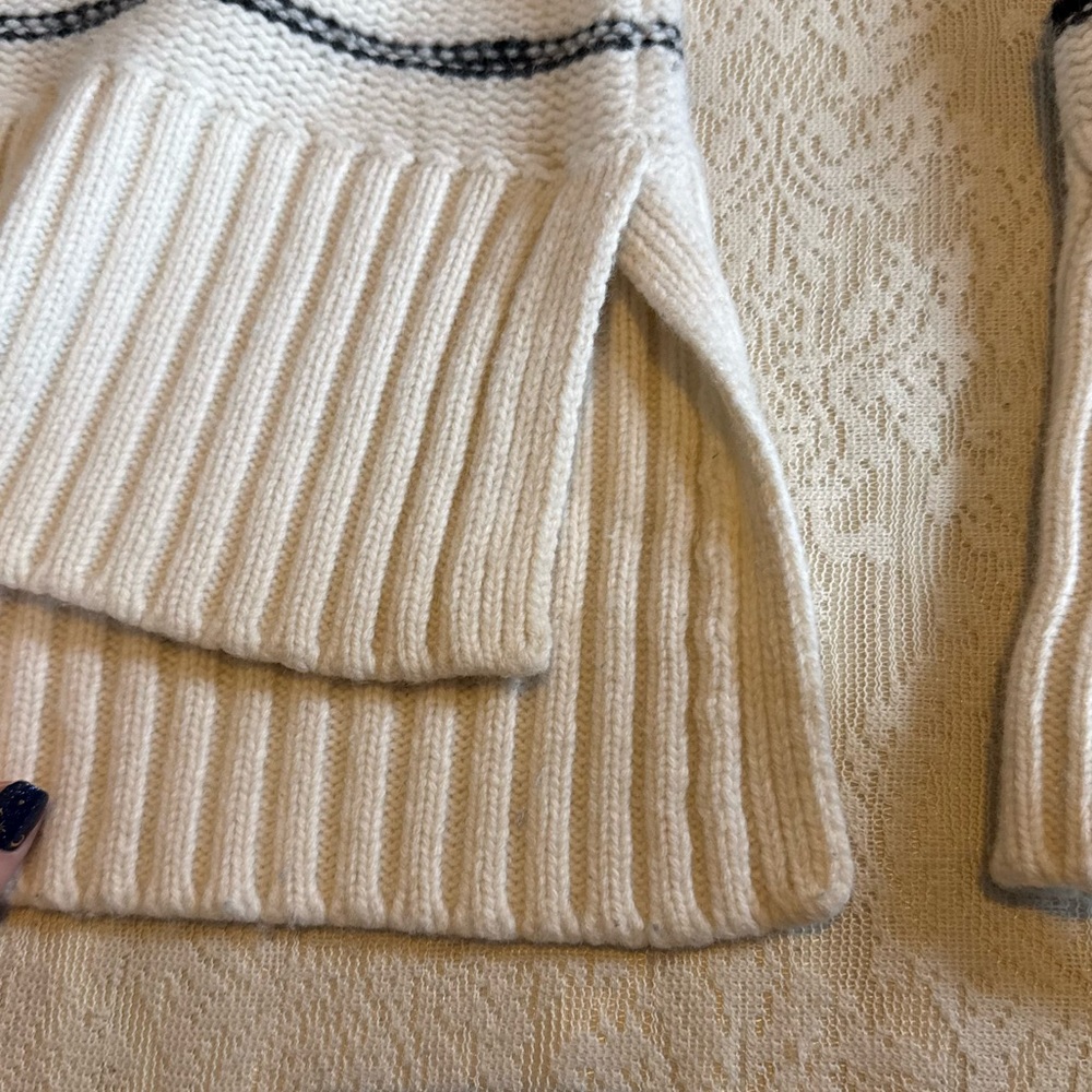 Veronica Beard Viori striped turtleneck wool sweater - Picture 8 of 12